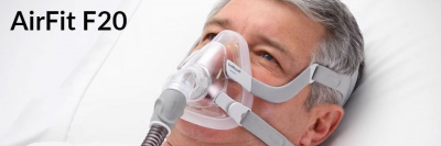 Рото-носовая СиПАП маска (для CPAP-терапии) AirFit F20 ResMed