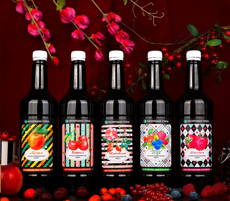 Новинка - сиропы для кислородных коктейлей!