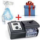 СиПАП комплект Philips Respironics REMstar Auto и рото-носовая маска СиПАП комплект Philips Respironics REMstar Auto и рото-носовая маска